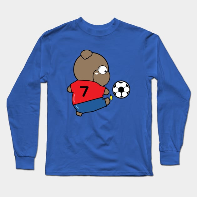 CoCo Playing football Long Sleeve T-Shirt by CindyS